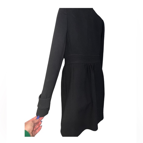 J. Crew Coletta Double-Cloth Wool Black Women's Coat - Picture 6 of 10